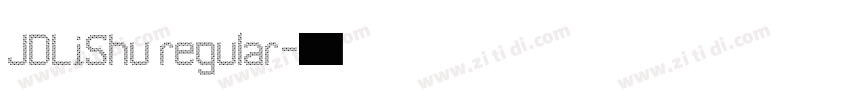 JDLiShu regular字体转换